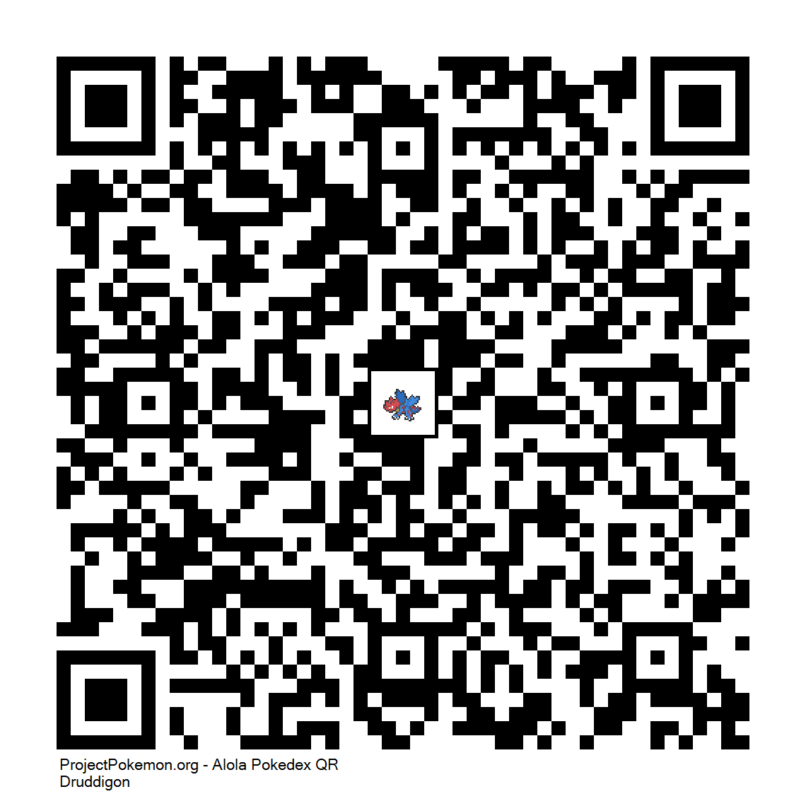 Cdigo QR de Druddigon